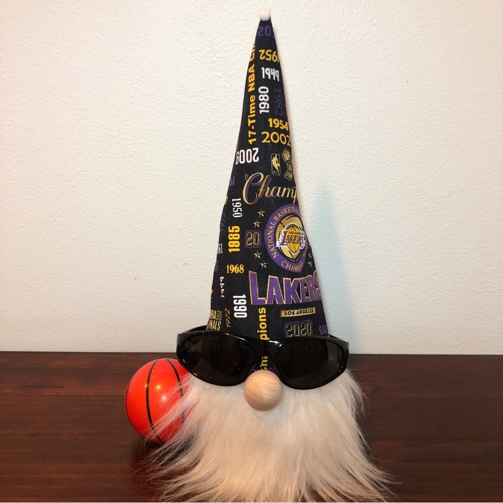 Lakers Champion Gnome NBA Basketball Ball Sport Sunglasses LA Los Angeles Gift